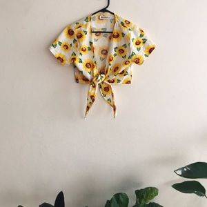 Sunflower Tye top